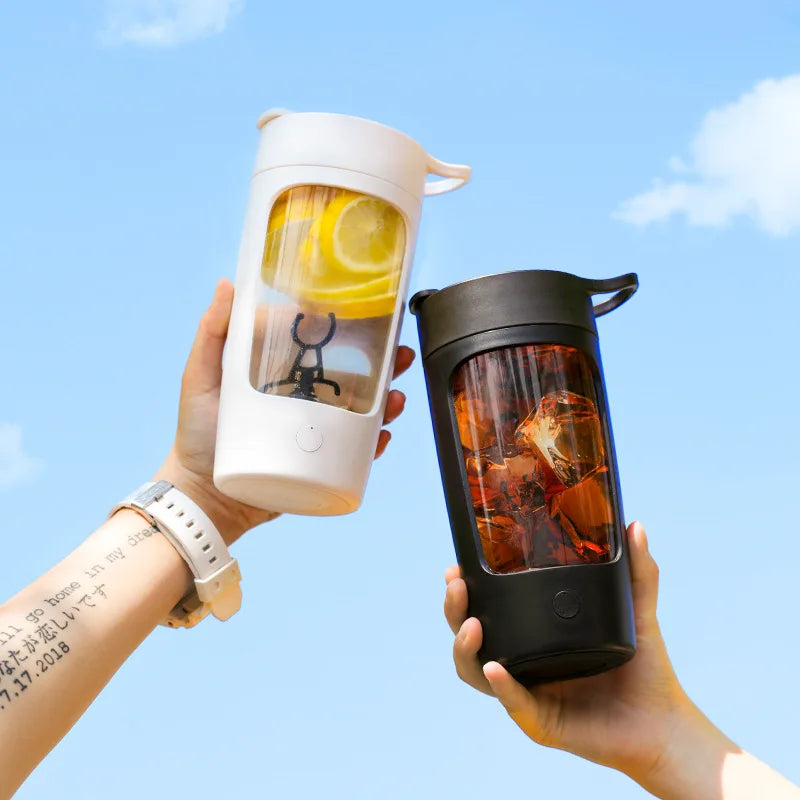 650ML Coffee Cup With Lid Electric Self Stirring Leak Proof and Portable Water Bottle USB Charging Automatic Mixing Coffee Mug