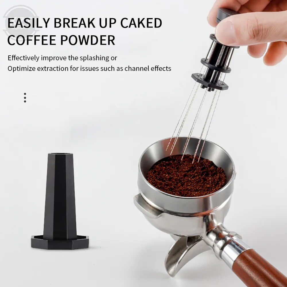 DIY Coffee Tamper Stainless Steel Needles Espresso Powder Stirrer Distributor Leveler WDT Tools Cafe Stirring Barista Accessory