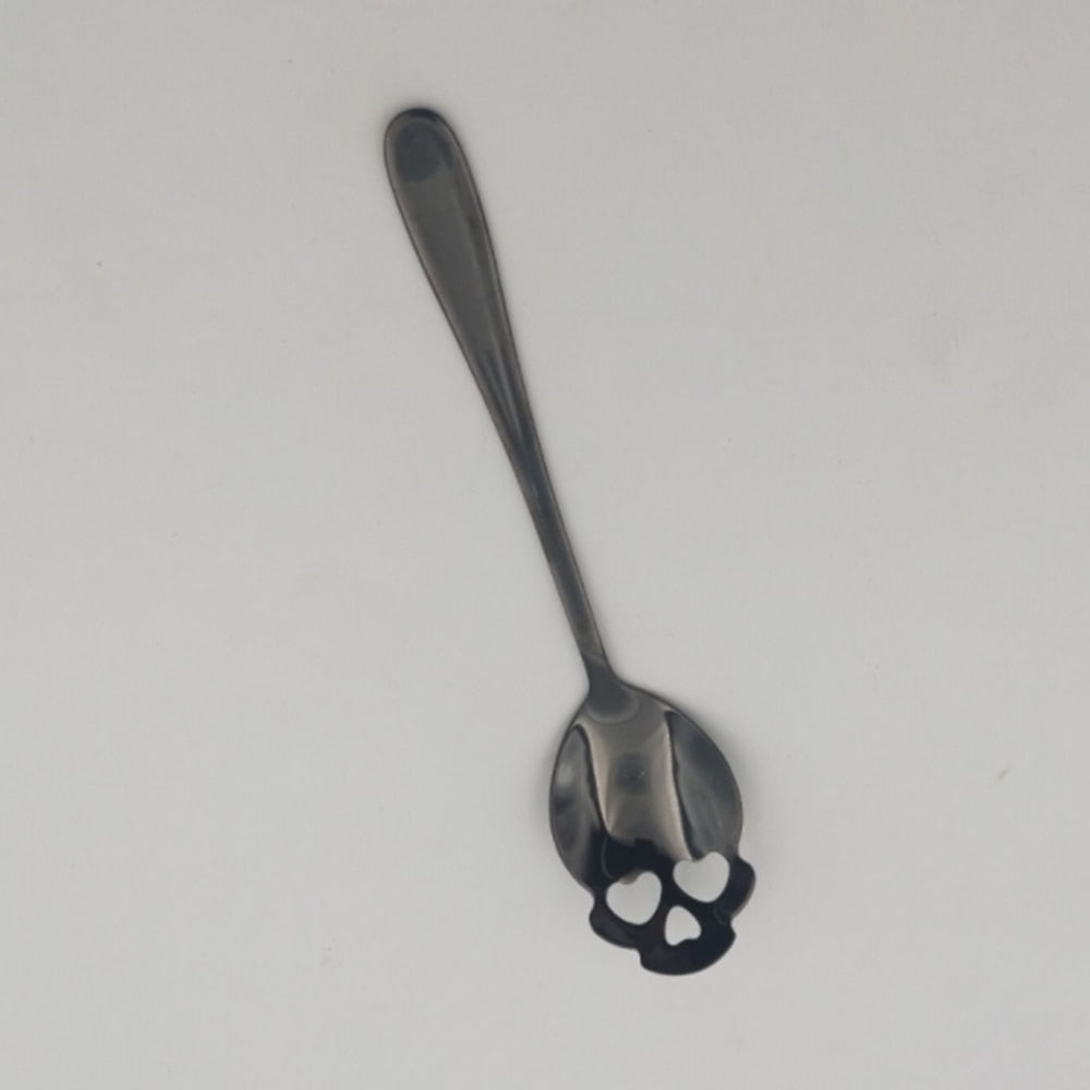 Stainless Steel Coffee Scoop King's Skull Shape Tea Spoon