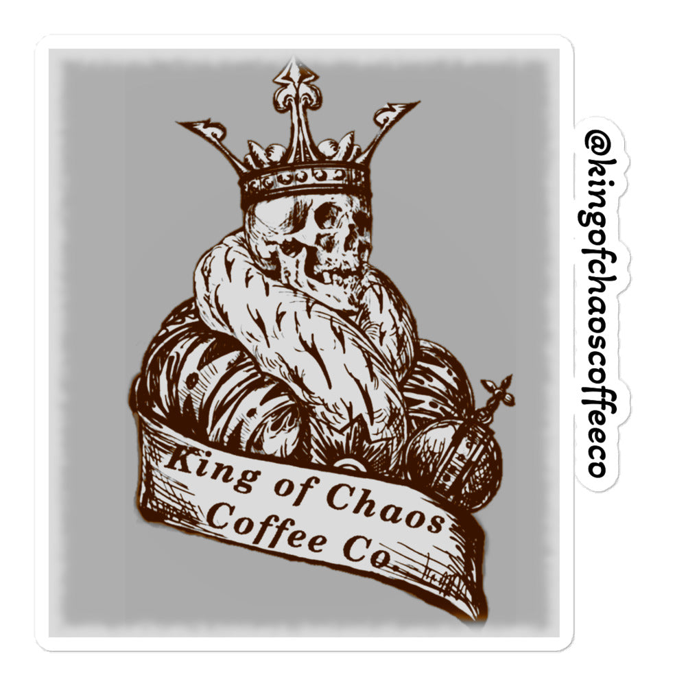 King of Chaos "antique" style sticker