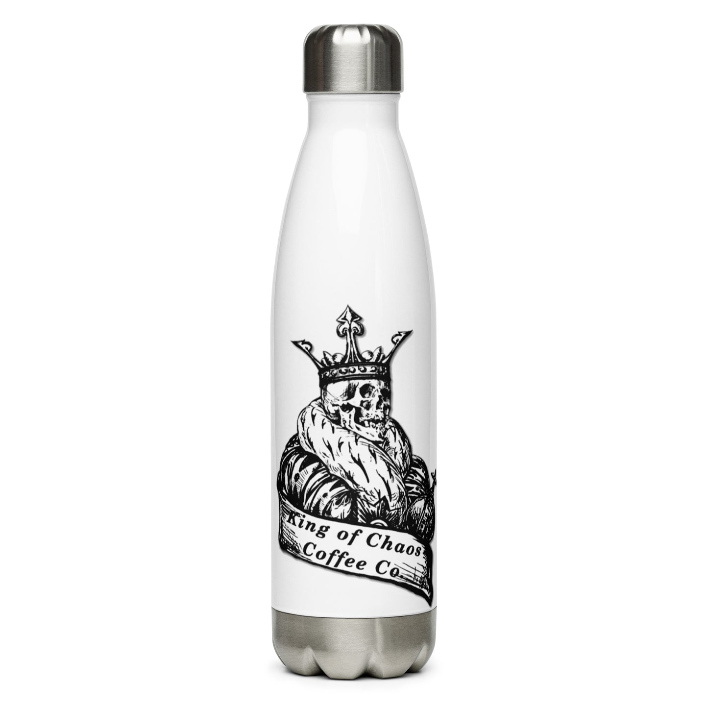 King of Chaos "Let Chaos reign" Stainless Steel Water Bottle